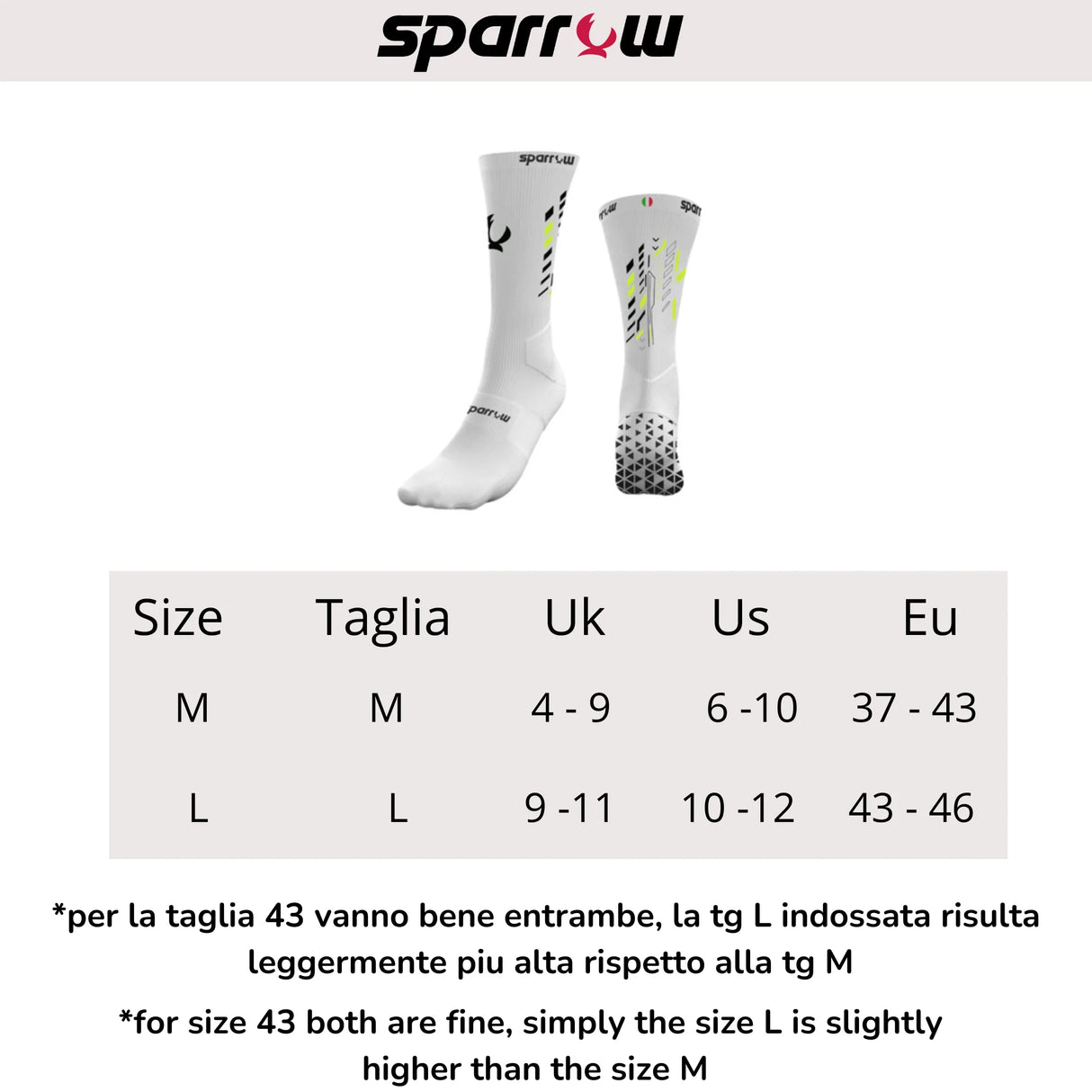 Sparrow Calze Sportive Multisport U-Control
